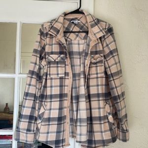 O’Neill plaid fleece shirt/jacket